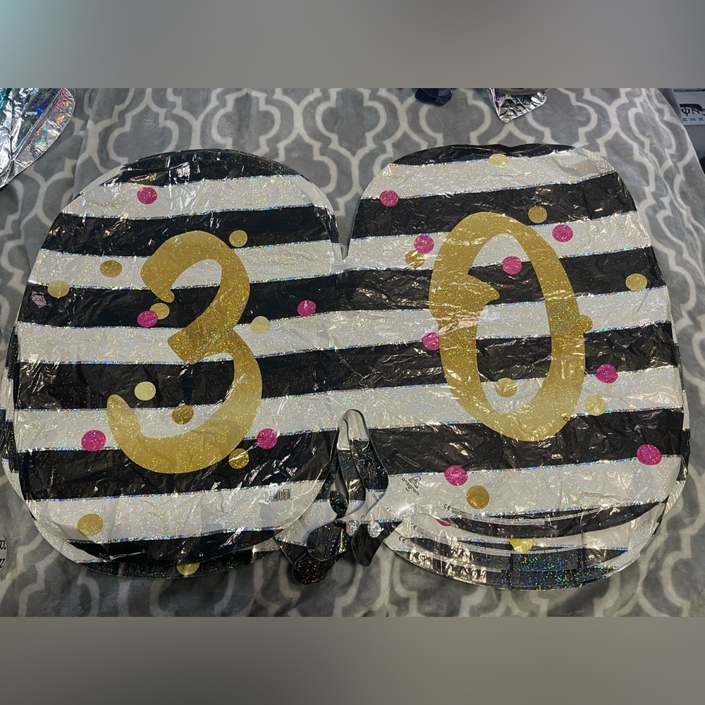 GIANT Helium Balloons bundle, Milestone birthday 30, 50, (3) 60, new